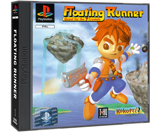 Floating Runner: Quest for the 7 Crystals - Box - 3D Image