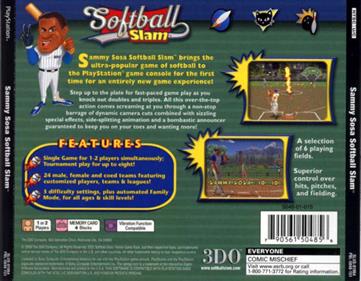 Sammy Sosa Softball Slam - Box - Back Image
