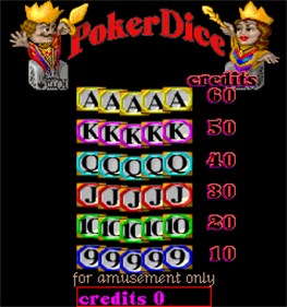 Poker Dice - Screenshot - Game Title Image