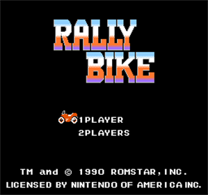 Rally Bike - Screenshot - Game Title Image