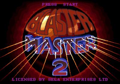 Blaster Master 2 - Screenshot - Game Title Image