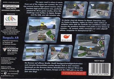 GT 64: Championship Edition - Box - Back