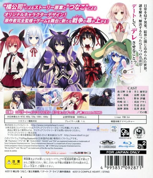 Date A Live: Rinne Utopia Images - LaunchBox Games Database