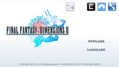 Final Fantasy Dimensions II - Screenshot - Game Title Image