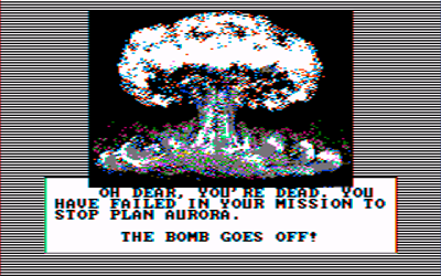 The Fourth Protocol - Screenshot - Game Over Image