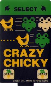 Crazy Chicky - Arcade - Controls Information Image