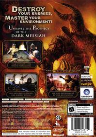 Dark Messiah: Might and Magic Elements - Box - Back Image