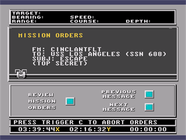 688 Attack Sub - Screenshot - Gameplay Image