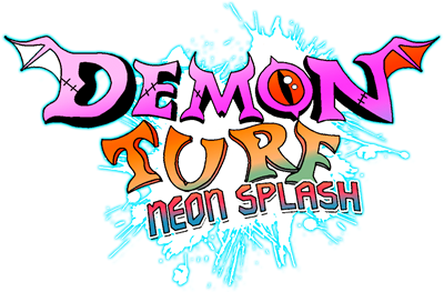 Demon Turf: Neon Splash - Clear Logo Image