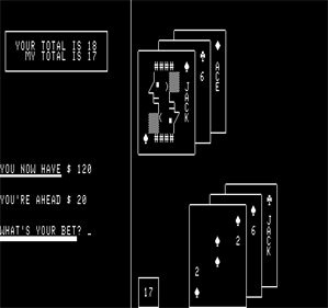 Blackjack - Screenshot - Gameplay Image