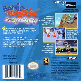 Banjo-Kazooie: Grunty's Revenge - Box - Back Image