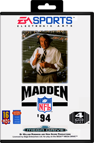 Madden NFL '94 - Box - Front - Reconstructed Image