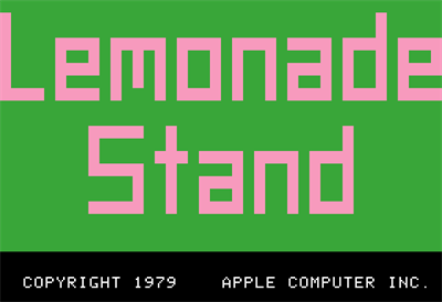 Lemonade Stand - Screenshot - Game Title Image