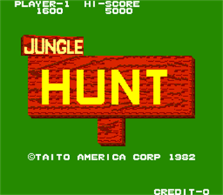 Jungle Hunt - Screenshot - Game Title Image