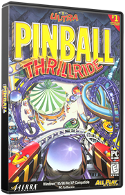 3-D Ultra Pinball: Thrillride - Box - 3D Image