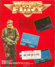 Wings of Fury - Box - Back Image