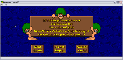 Lemmings for Windows - Screenshot - Gameplay Image