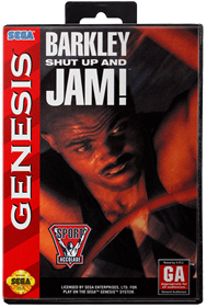 Barkley Shut Up and Jam! - Box - Front - Reconstructed Image
