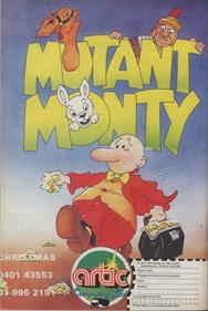 Mutant Monty - Advertisement Flyer - Front Image