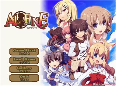 AL･FINE - Screenshot - Game Title Image