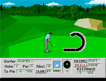 Payne Stewart Pro Golf - Screenshot - Gameplay Image