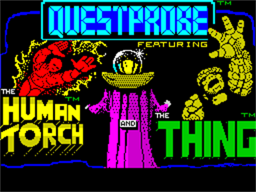 Questprobe featuring Human Torch and the Thing - Screenshot - Game Title Image