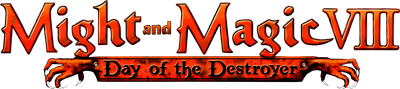 Might and Magic VIII: Day of the Destroyer - Clear Logo Image