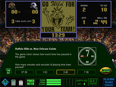Head Coach: NFL Math - Screenshot - Gameplay Image