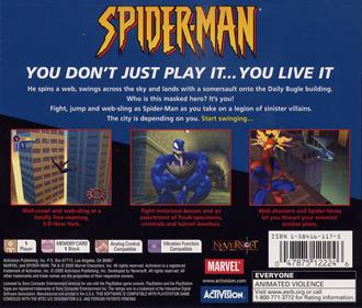 Spider-Man - Box - Back Image