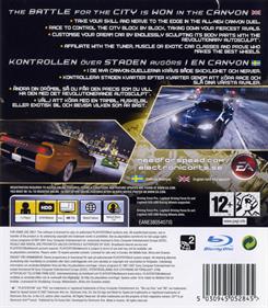 Need for Speed: Carbon - Box - Back Image