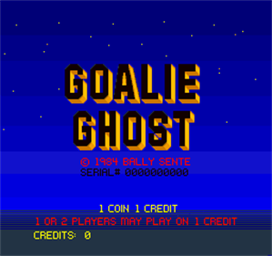 Goalie Ghost - Screenshot - Game Title Image