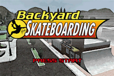 Backyard Skateboarding - Screenshot - Game Title Image