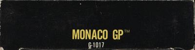 Monaco GP - Box - Spine Image