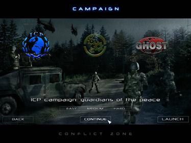 Conflict Zone - Screenshot - Game Select Image