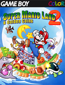Super Mario Land 2: 6 Golden Coins DX - Fanart - Box - Front Image