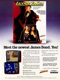 Licence to Kill - Advertisement Flyer - Front Image