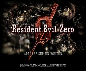 Resident Evil Archives: Resident Evil Zero - Screenshot - Game Title Image