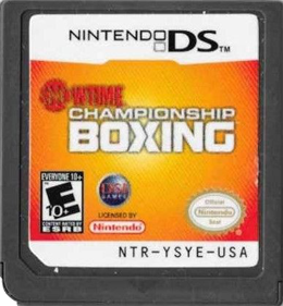 Showtime Championship Boxing - Cart - Front Image