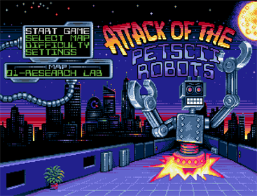 Attack of the Petscii Robots - Screenshot - Game Title Image