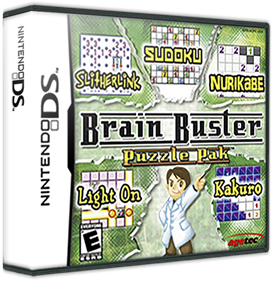 Brain Buster Puzzle Pak - Box - 3D Image