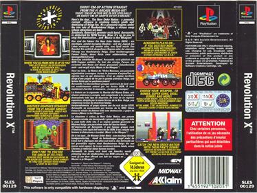 Revolution X - Box - Back Image