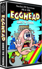 Egghead Goes to Town - Box - 3D Image