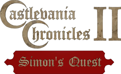 Castlevania Chronicles II: Simon's Quest - Clear Logo Image