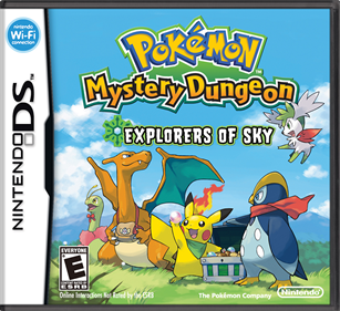 Pokémon Mystery Dungeon: Explorers of Sky - Box - Front - Reconstructed Image