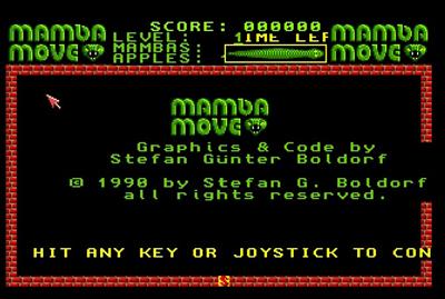 Mamba Move - Screenshot - Game Title Image
