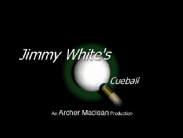 Jimmy White's 2: Cueball - Screenshot - Game Title Image