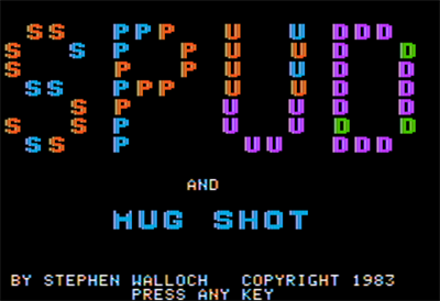 Spud and Mug Shot - Screenshot - Game Title Image
