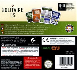Solitaire Overload - Box - Back Image
