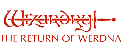 Wizardry: The Return of Werdna: The Fourth Scenario - Clear Logo Image