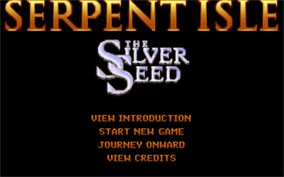 Ultima VII: Part Two: Serpent Isle: The Silver Seed - Screenshot - Game Title Image
